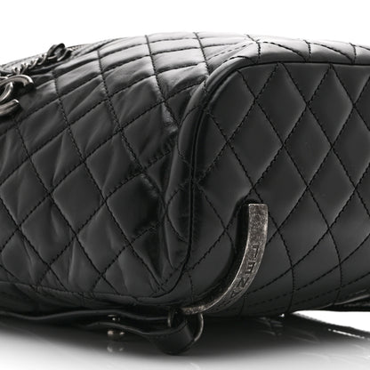 Chanel Calfskin Quilted Large Salzburg Mountain Backpack Black 9 of 10