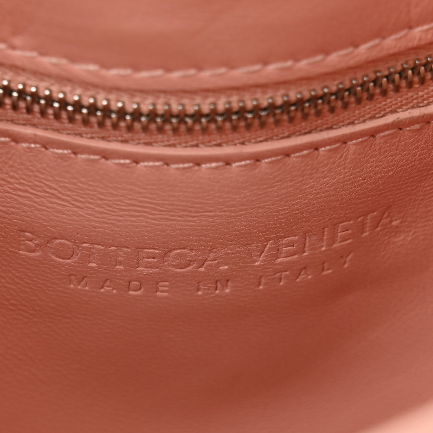 Nappa Maxi Intreccio Padded Cassette Crossbody Bag Peachy