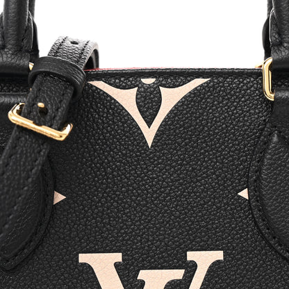 Louis Vuitton Empreinte Monogram Giant Onthego PM Black Beige 7 of 9