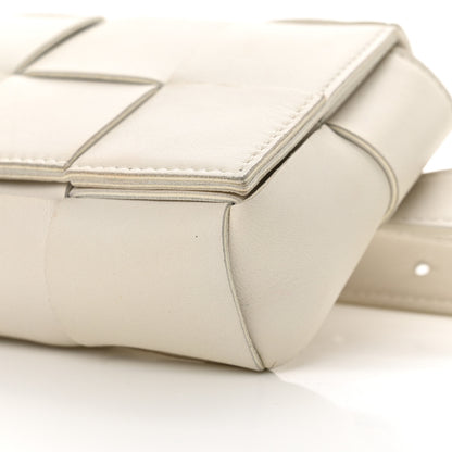 Bottega Veneta Nappa Maxi Intreccio The Belt Cassette Bag White 9 of 12