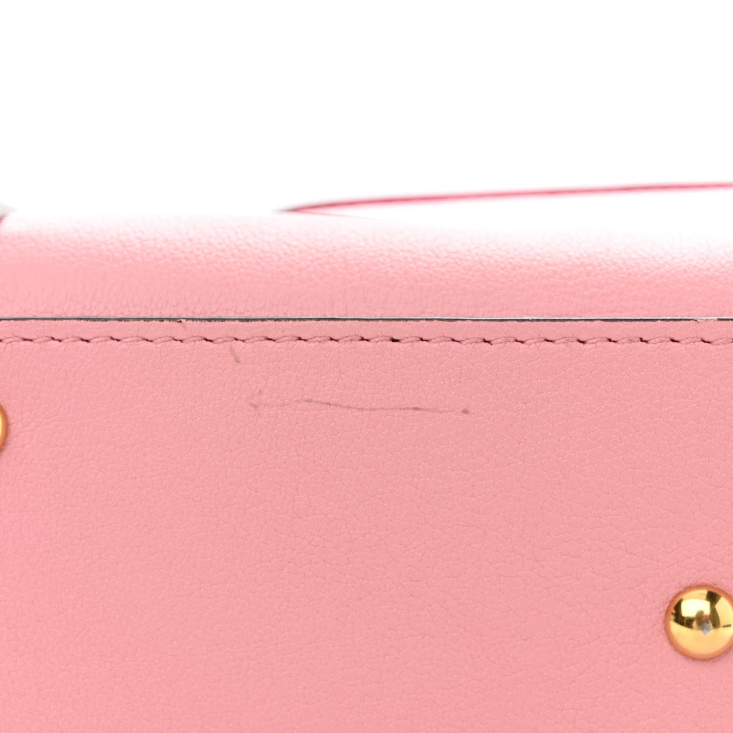 Wonka Grain Calfskin Mini Diana Tote Bag Wild Rose Fuxia Fluo