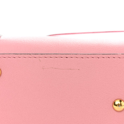 Gucci Wonka Grain Calfskin Mini Diana Tote Bag Wild Rose Fuxia Fluo 9 of 9
