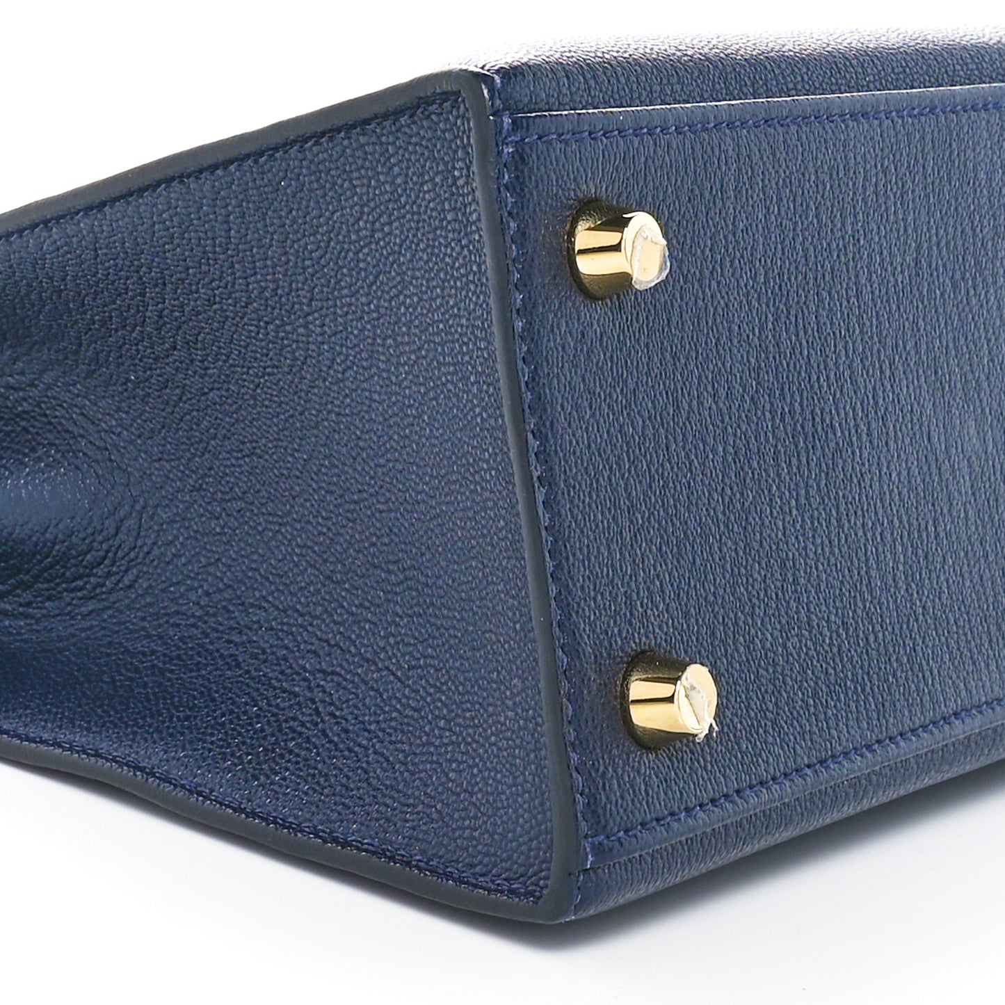 Chevre Mysore Horseshoe Kelly Sellier 25 Bleu Marine Bleu De France