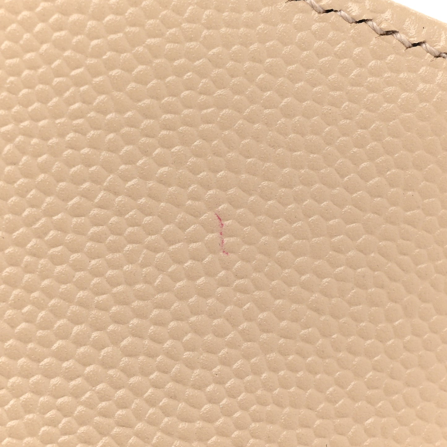 Grain De Poudre Matelasse Chevron Monogram Envelope Chain Wallet Nude Powder
