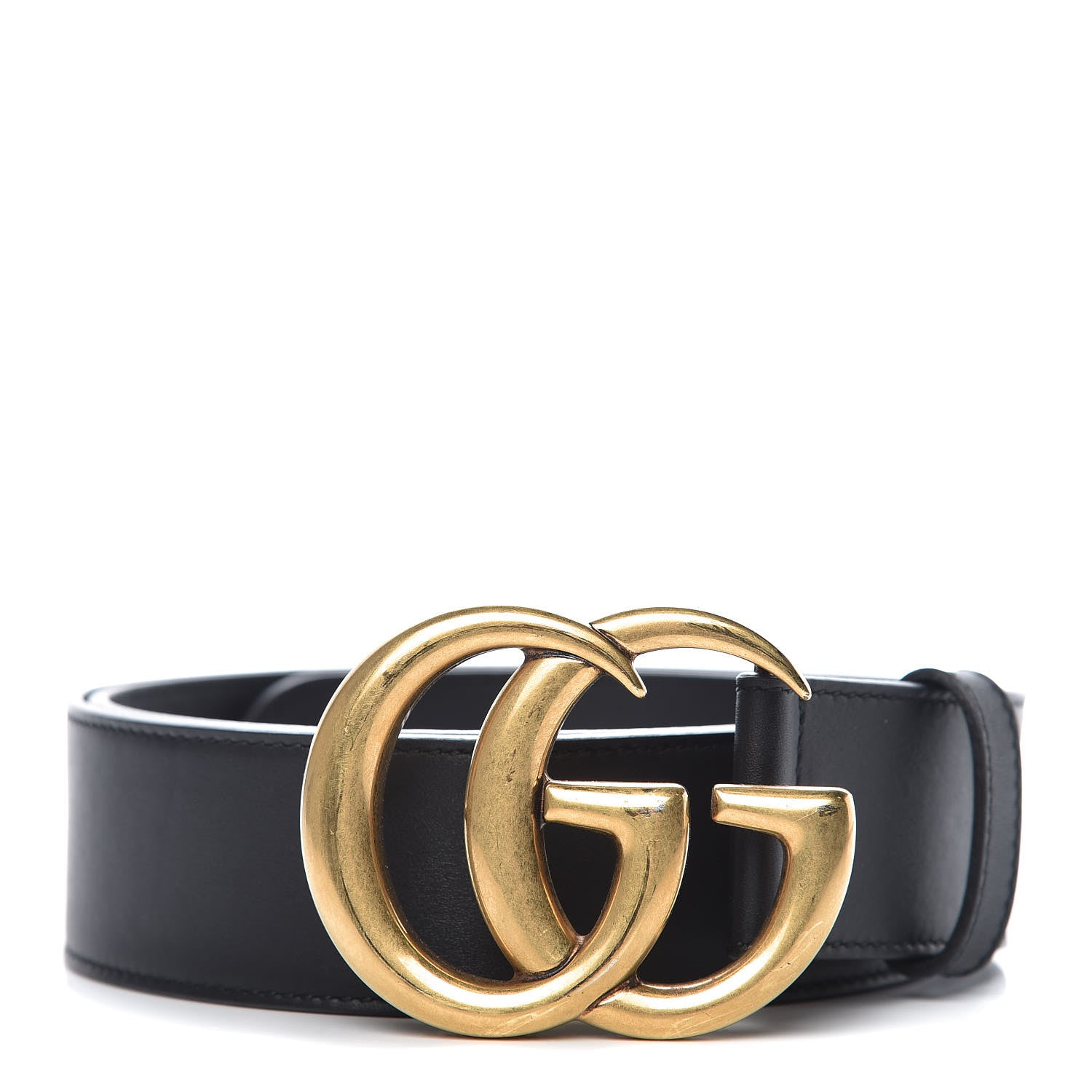 Gucci Calfskin Double G 40mm Belt 90 36 Black 1 of 8