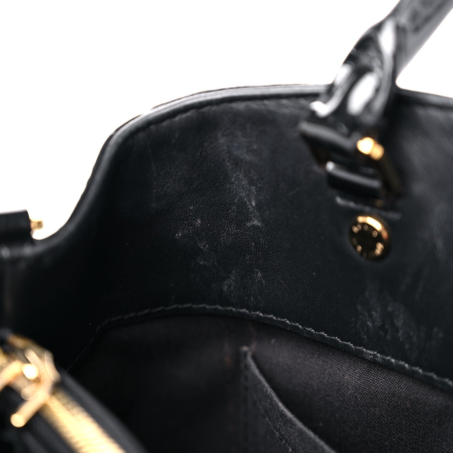 Louis Vuitton Vernis Montaigne MM Black 14 of 16