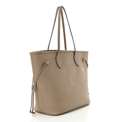 Louis Vuitton Empreinte Monogram Giant Neverfull MM Tourterelle 3 of 13