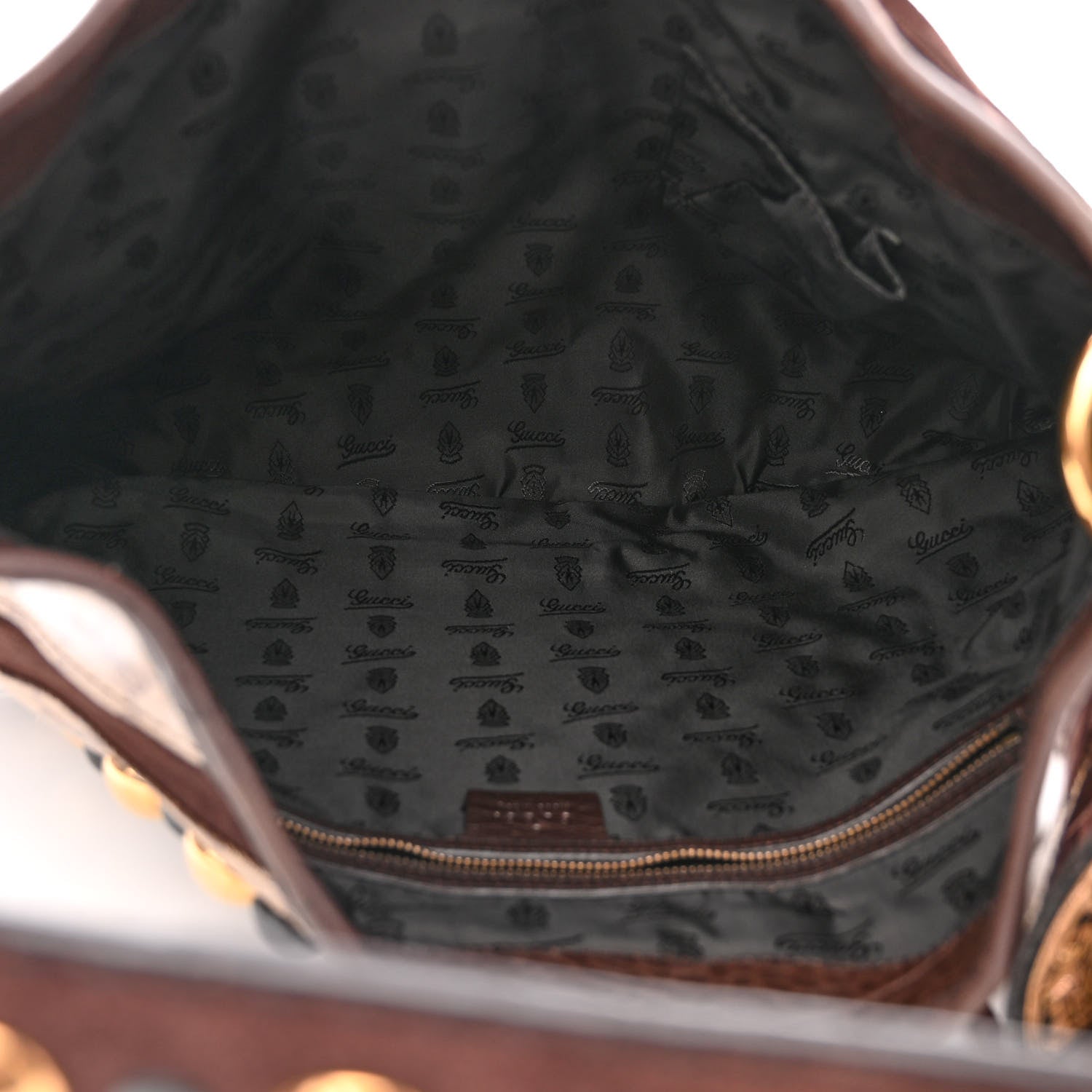 Gucci Crystal Monogram Fringe Babouska Hobo 4 of 8