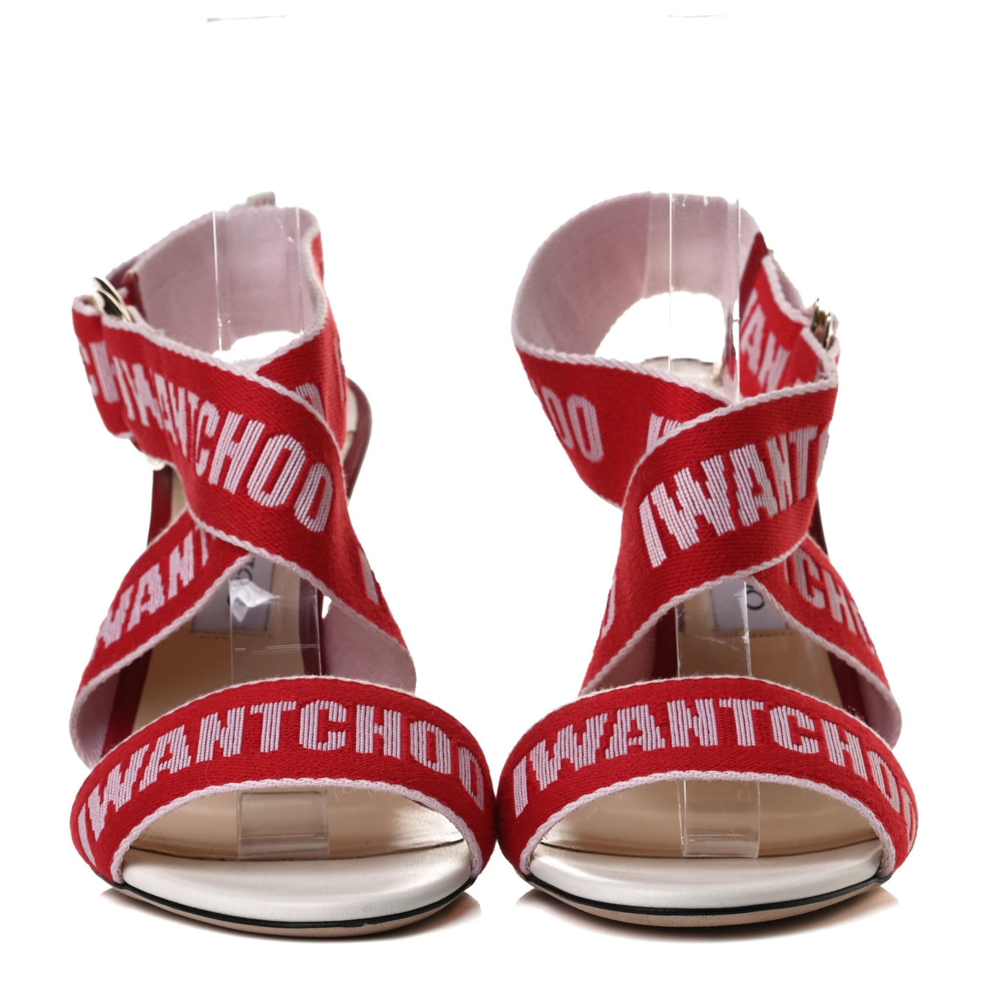 Canvas Bailey 100 Pumps 41 Red White