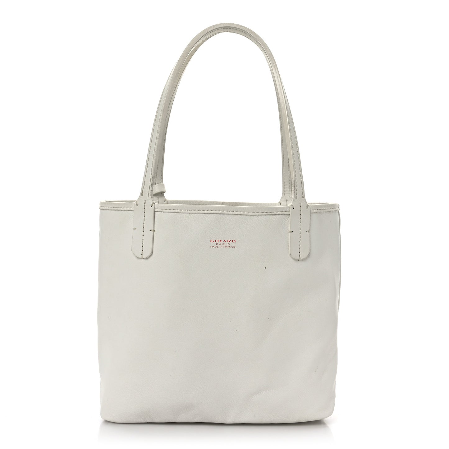Goyardine Reversible Mini Anjou White