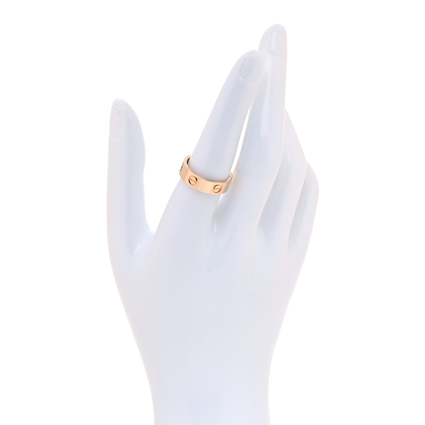 18K Pink Gold 5.5mm LOVE Ring 55 7.25