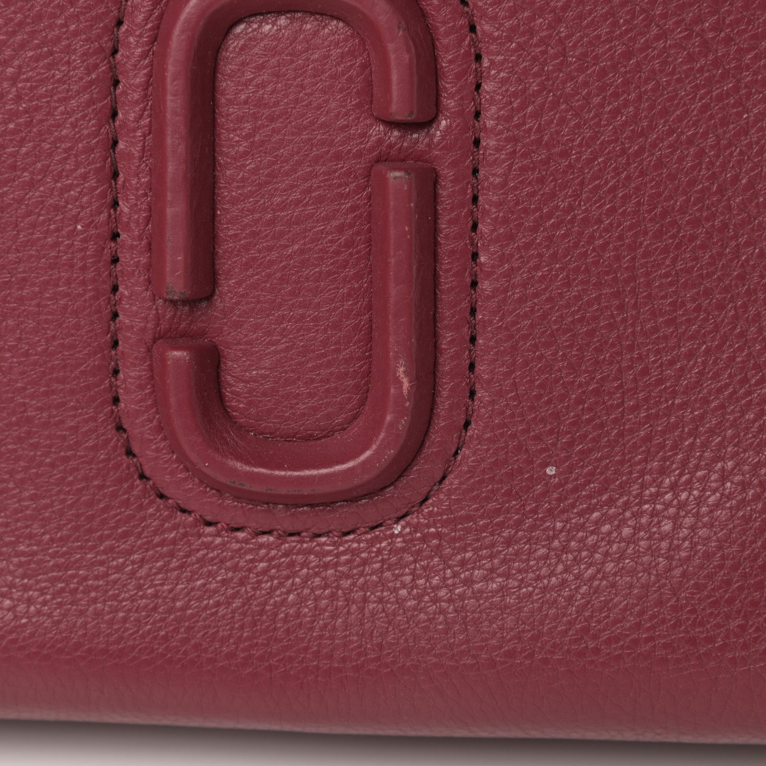 Marc Jacobs Calfskin Shutter Camera Crossbody Bag Deep Maroon 16 of 17