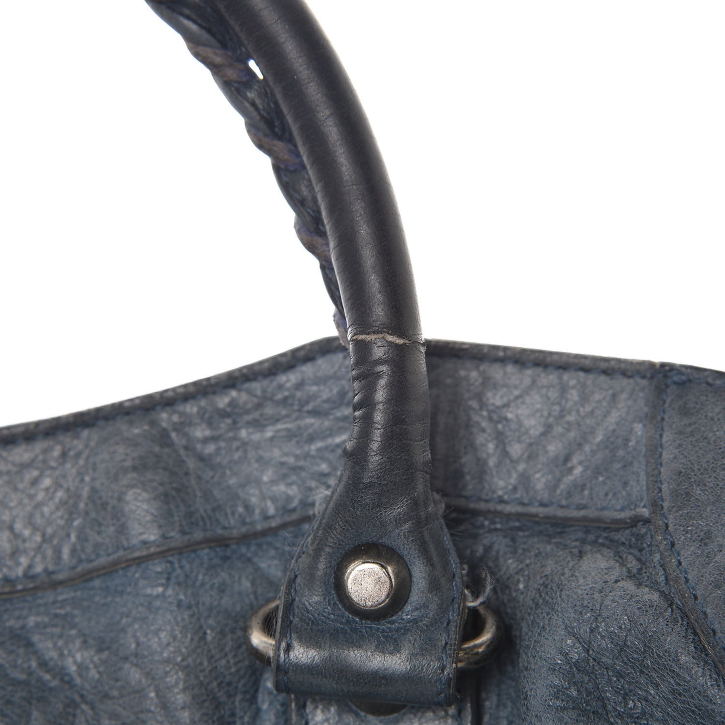 Chevre Classic Silver Hardware City Bleu Jean
