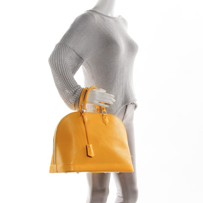 Louis Vuitton Epi Alma GM Citron 2 of 7