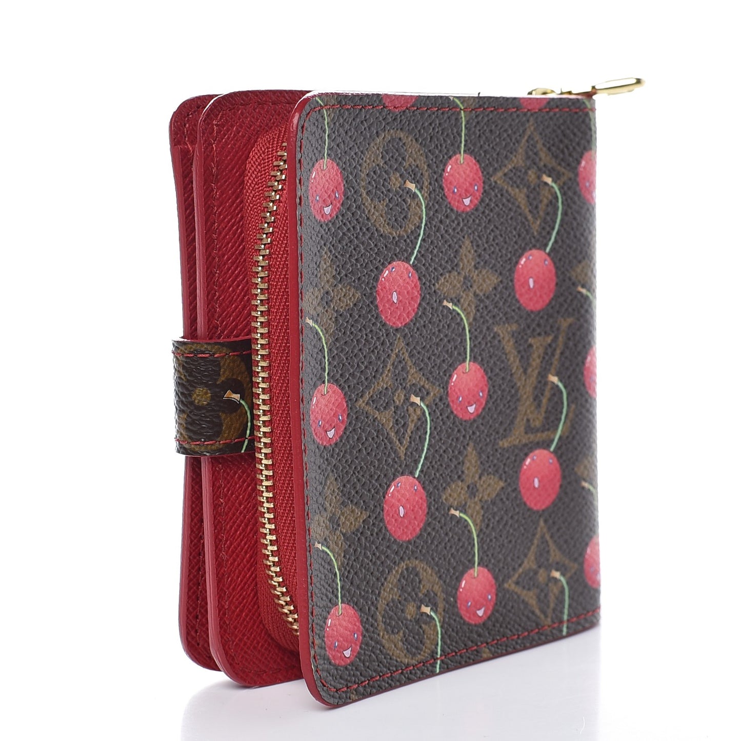 Monogram Cerises Compact Zippe Wallet