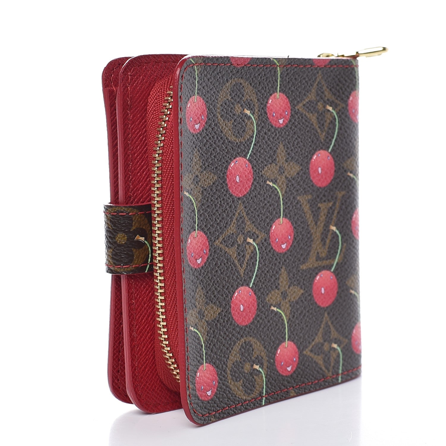 Louis Vuitton Monogram Cerises Compact Zippe Wallet 3 of 9