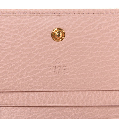 Gucci Dollar Calfskin GG Marmont Card Case Perfect Pink 6 of 8