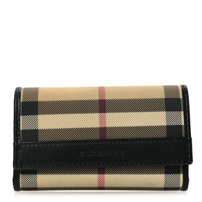 Burberry House Check 6 Key Holder Case Black 1 of 9