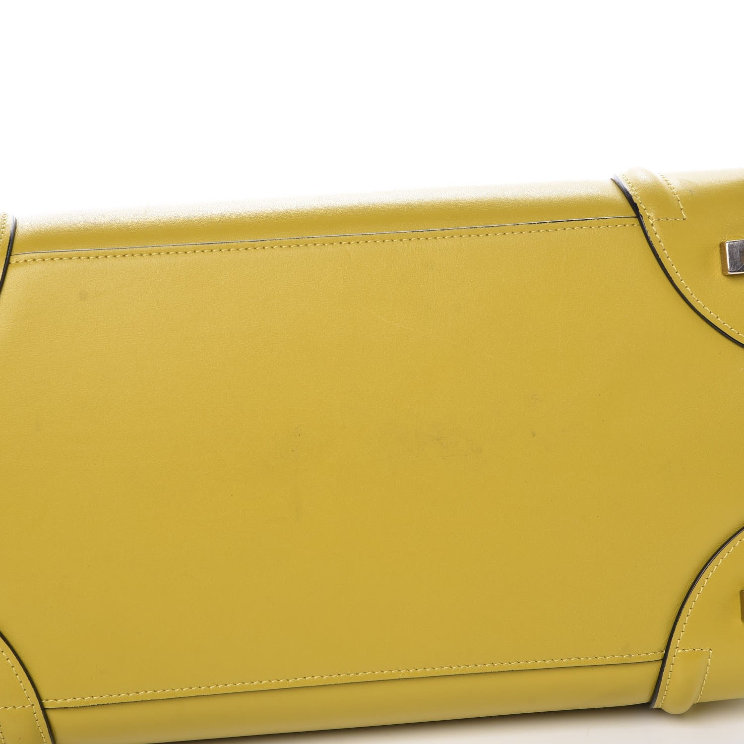 Celine Smooth Calfskin Mini Luggage Chartreuse 10 of 11