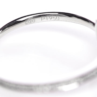 Harry Winston Platinum Diamond Belle Round Brilliant Micropave Ring 48 4.5 5 of 7