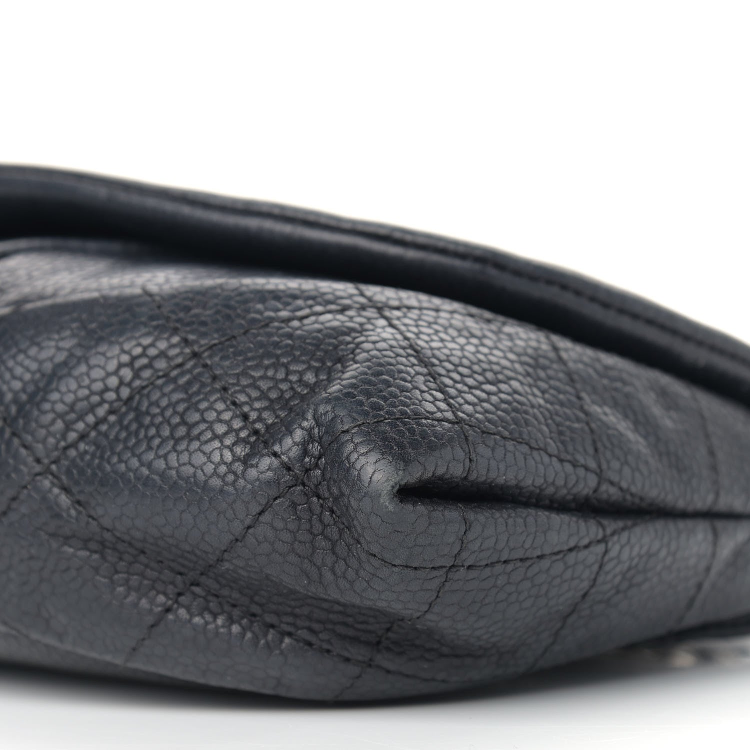 Chanel Caviar Half Moon Wallet On Chain WOC Black 11 of 11