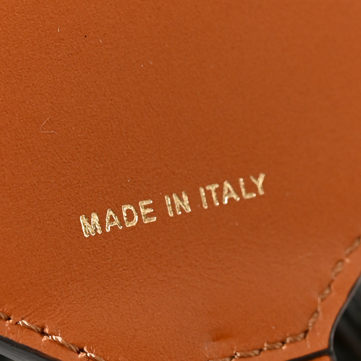 Fendi Ribbon Vitello King Logo Embossed Gingham Woven Adjustable Strap You Panna Black Cuoio 4 of 4