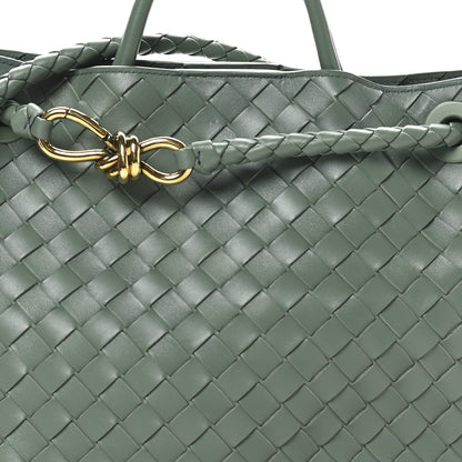Bottega Veneta Nappa Intrecciato Medium Andiamo Shoulder Bag Aloe 7 of 9