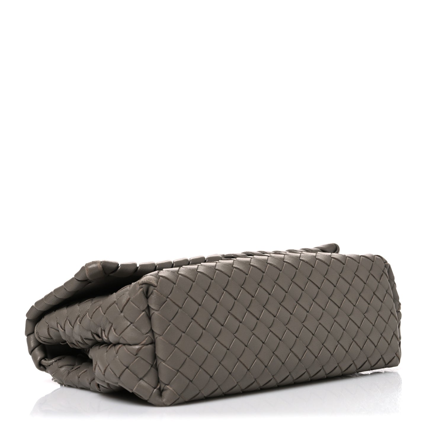Nappa Intrecciato Baby Olimpia Shoulder Bag Limestone