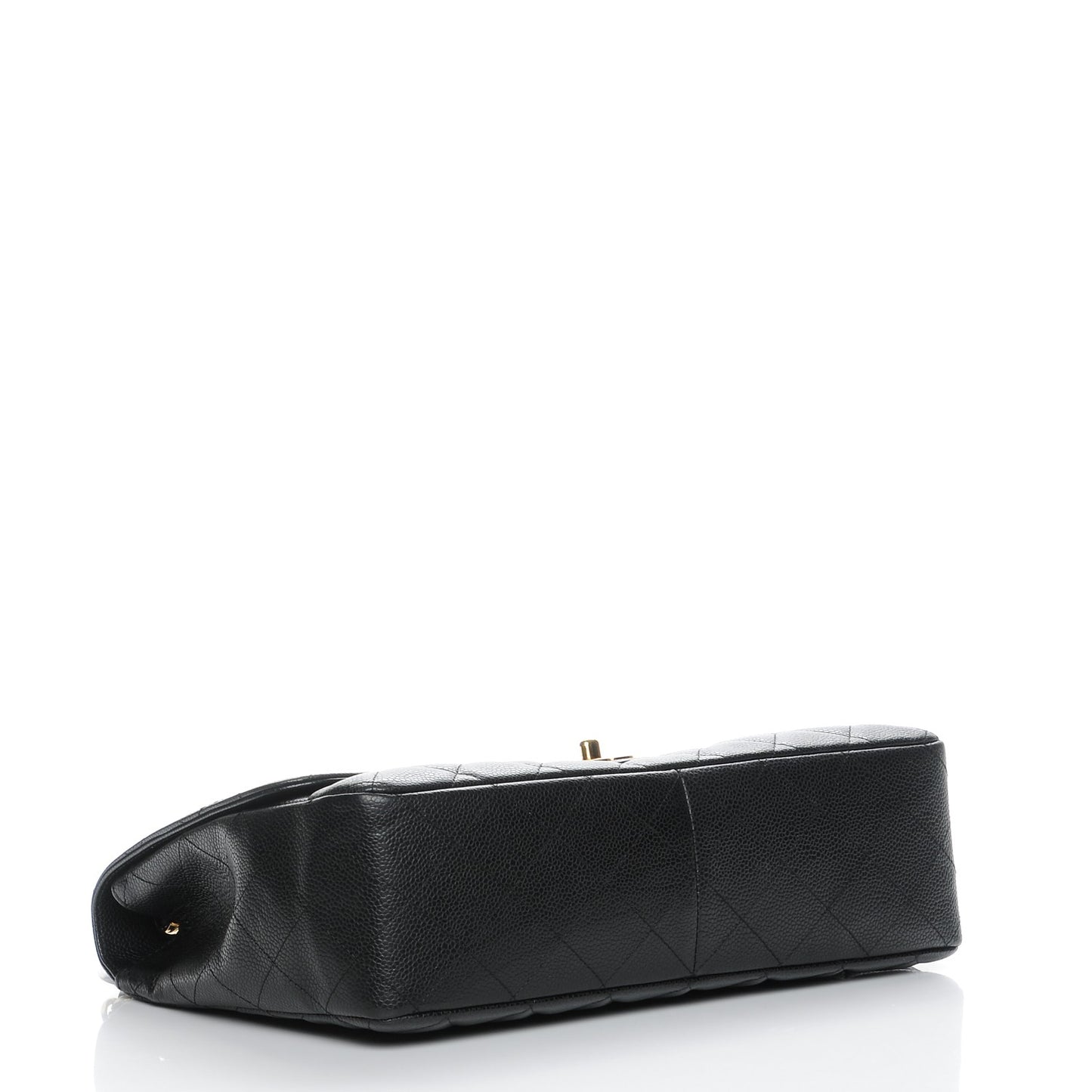 Caviar Quilted Jumbo Single Flap Black
