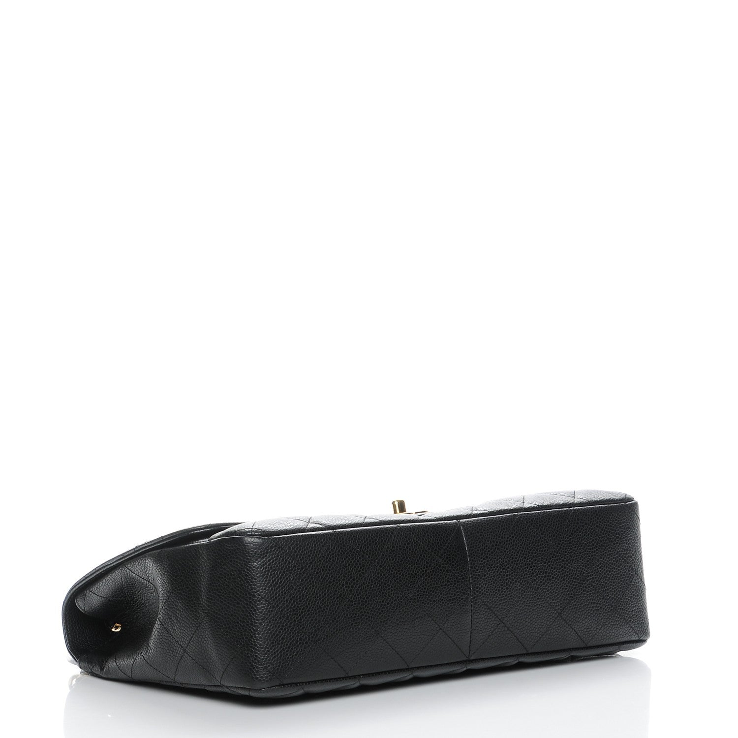 Chanel Caviar Quilted Jumbo Single Flap Black 4 of 8