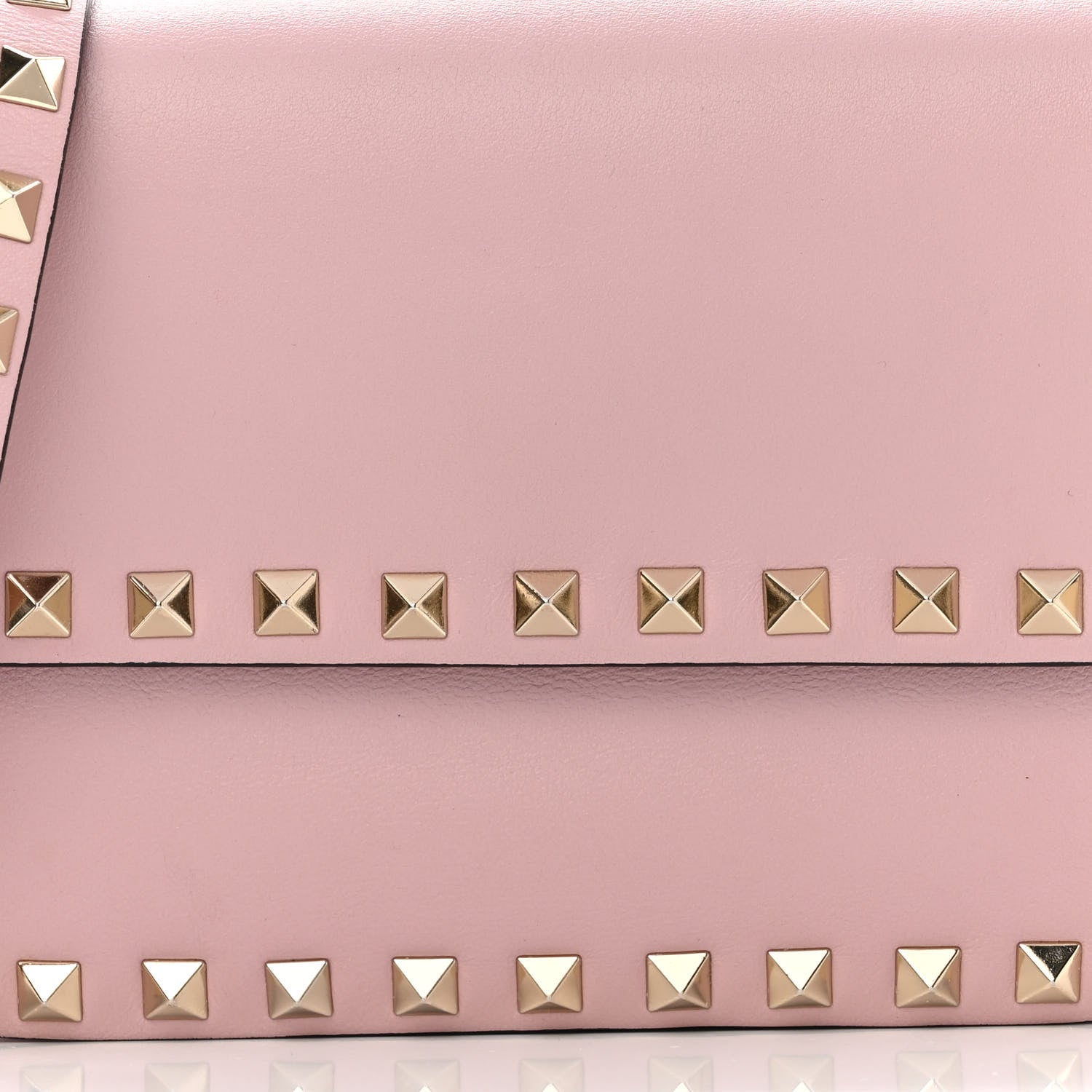 Valentino Garavani Vitello Rockstud Crossbody Bag Water Rose 7 of 9