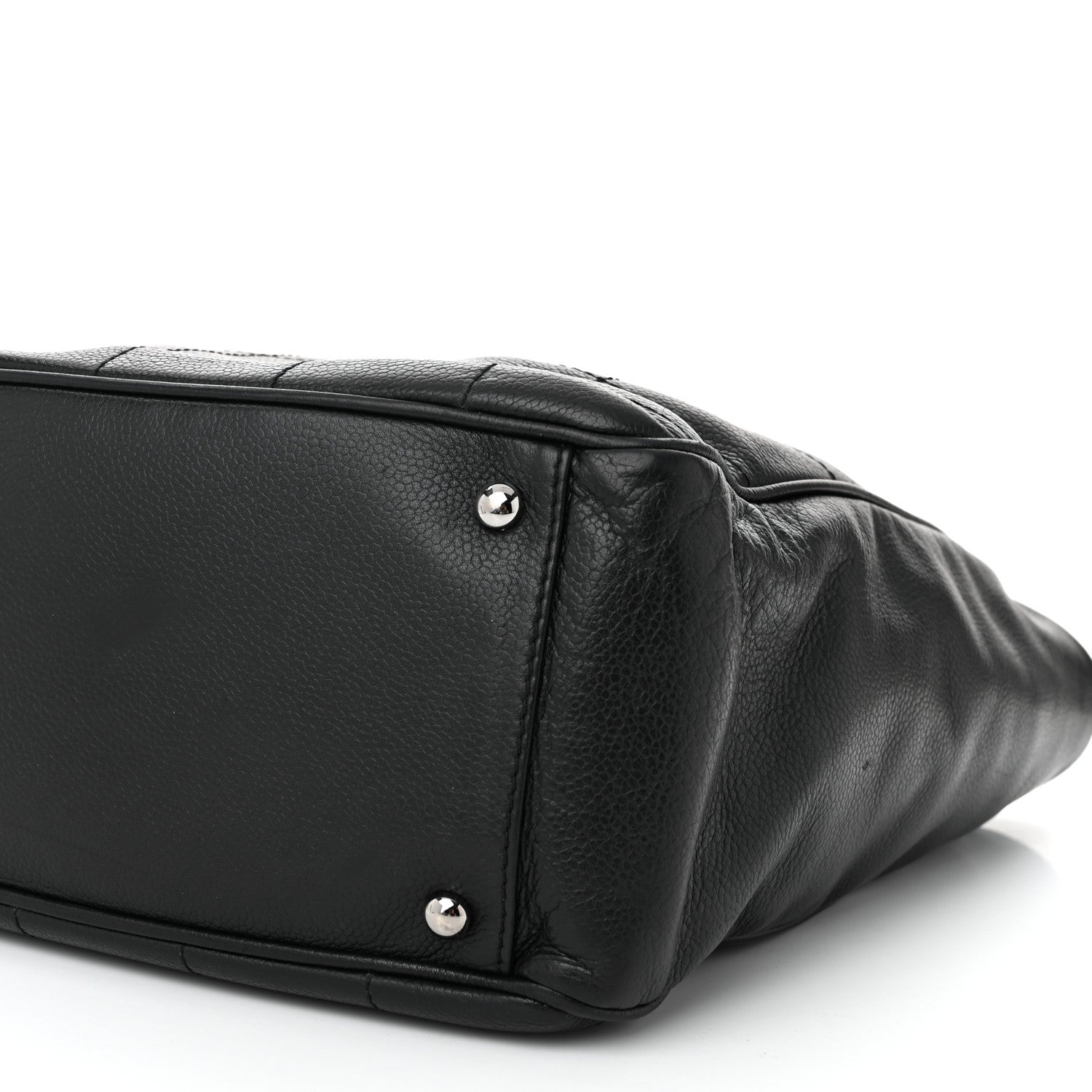 Chanel Lambskin Square Stitched Tote Black 10 of 10