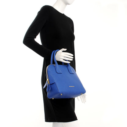 Burberry London Grainy Calfskin Small Greenwood Bowling Bag Brilliant Blue 3 of 9