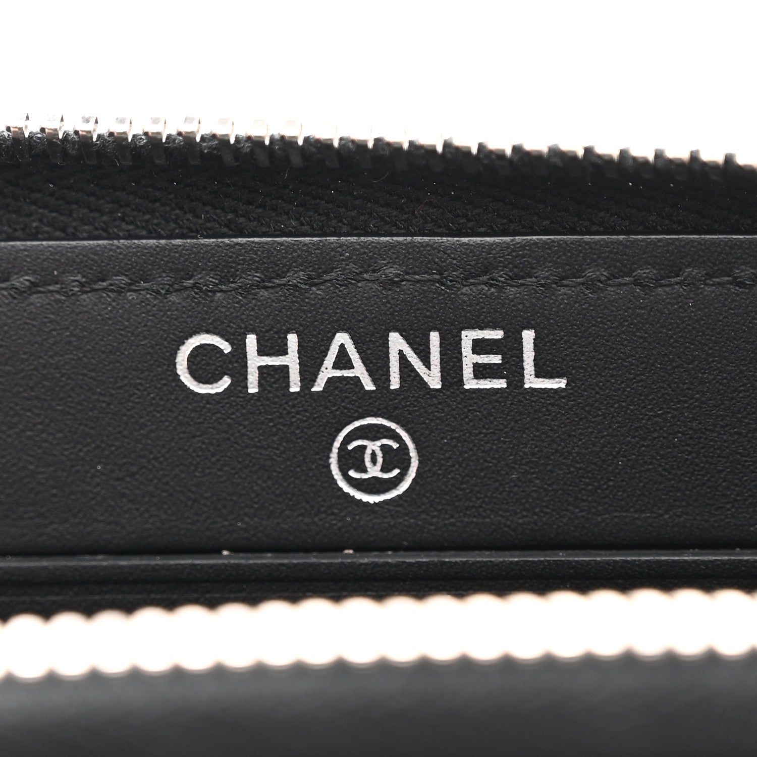 Chanel Caviar Quilted Medium Zip Around Wallet Black 6 of 8