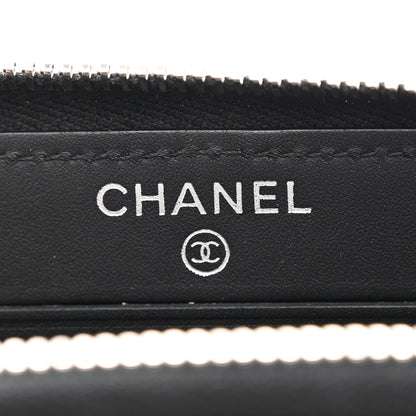 Chanel Caviar Quilted Medium Zip Around Wallet Black 6 of 8
