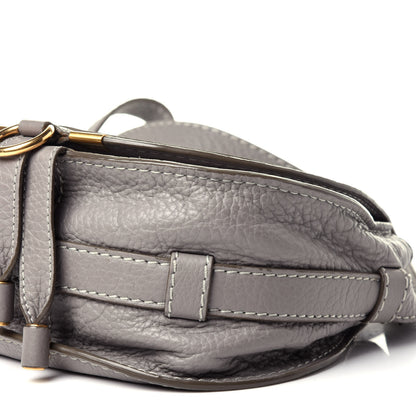 Chloe Calfskin Mini Marcie Round Crossbody Bag Cashmere Grey 7 of 11