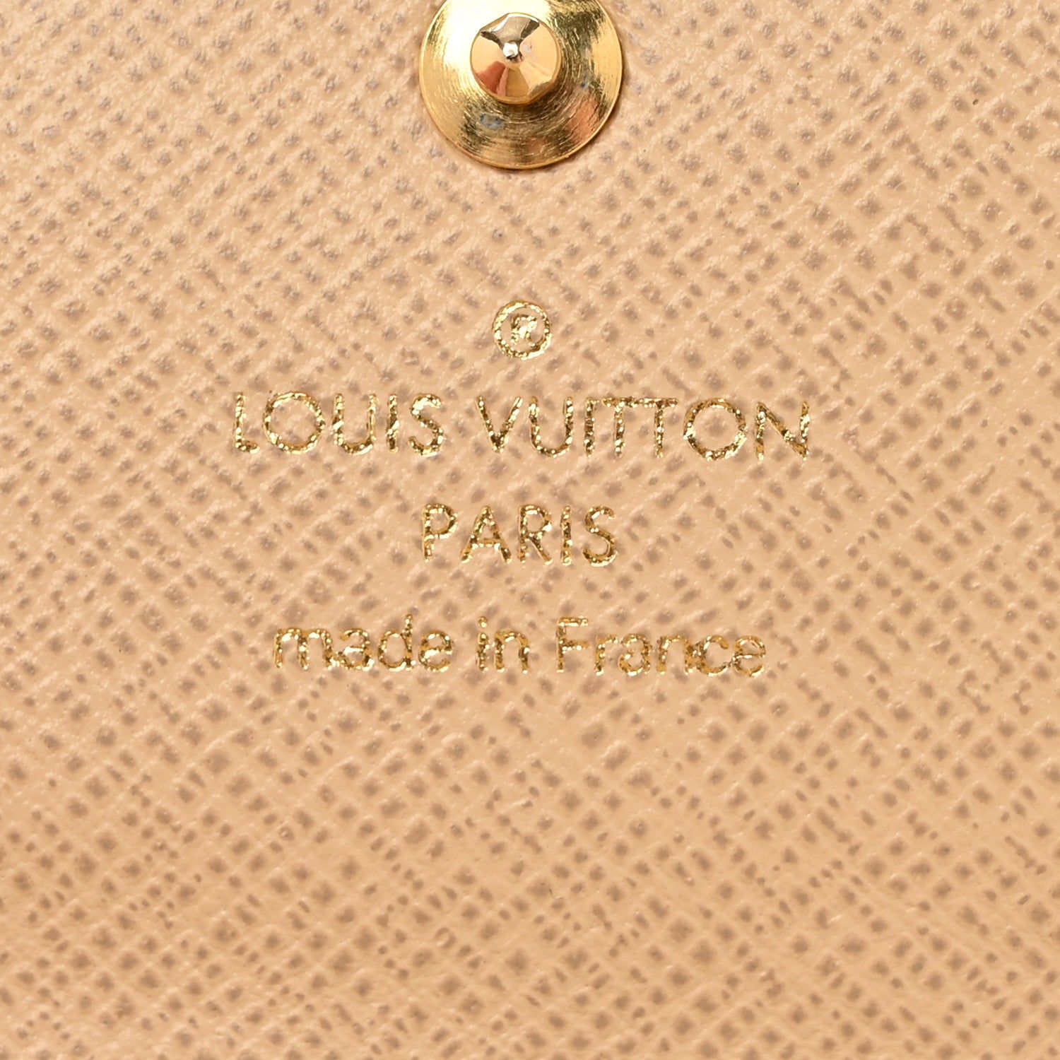 Louis Vuitton Monogram Dentelle Elise Wallet Gold 6 of 9