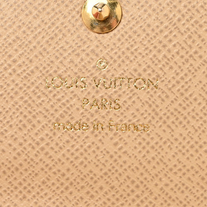 Louis Vuitton Monogram Dentelle Elise Wallet Gold 6 of 9