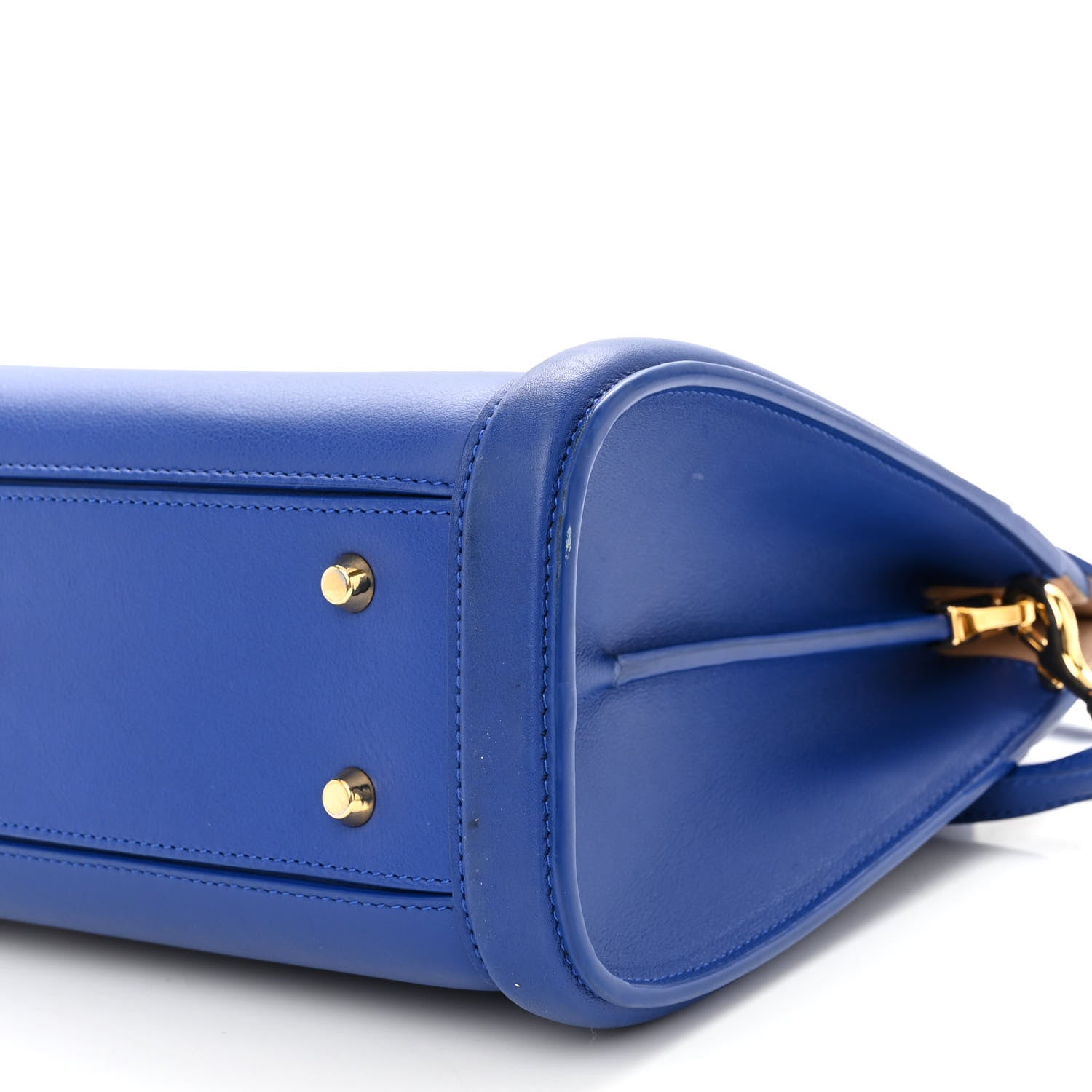 Alexander McQueen Sweet Calfskin Small Heroine 30 Blue 8 of 10