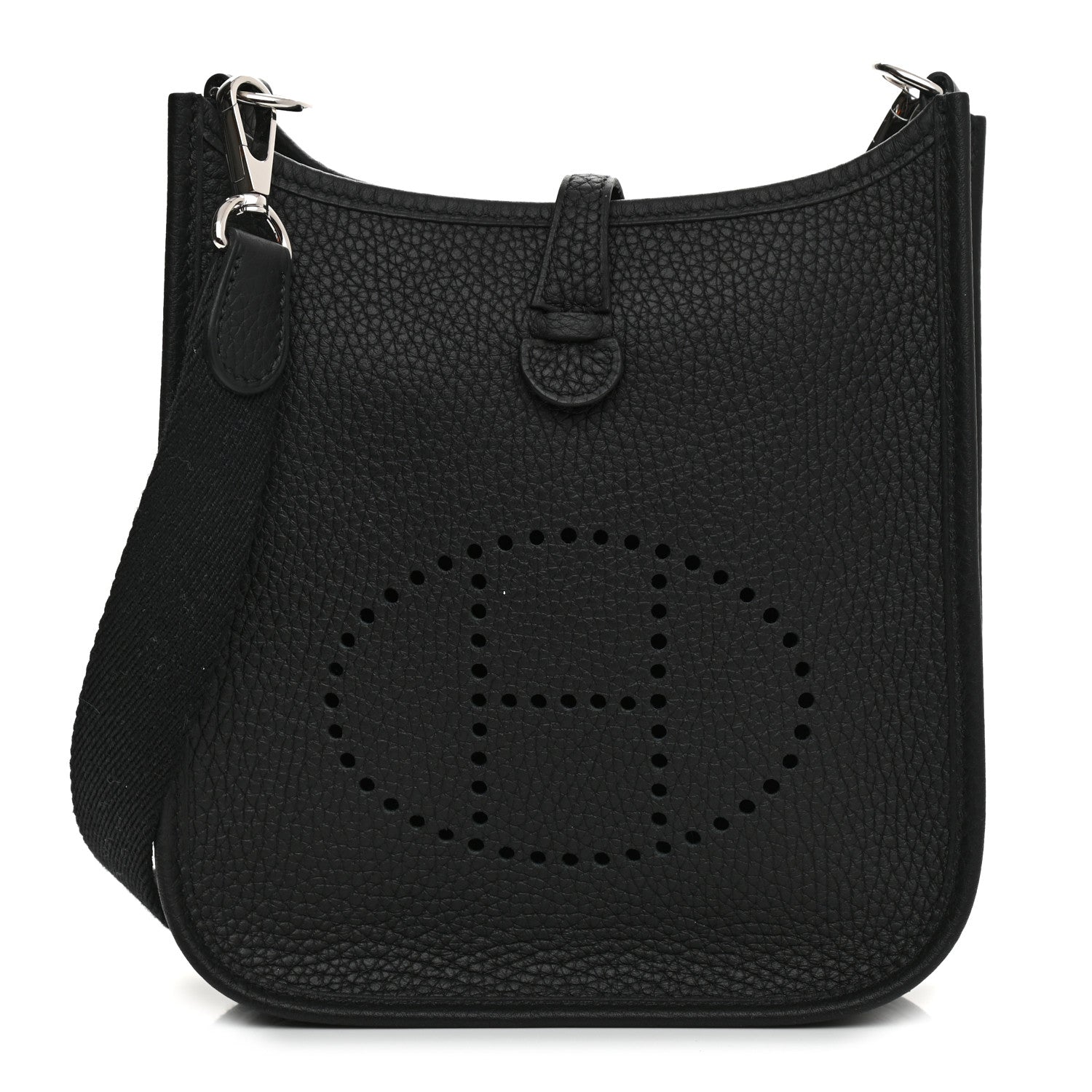 Hermes Taurillon Clemence Evelyne TPM Black 1 of 10