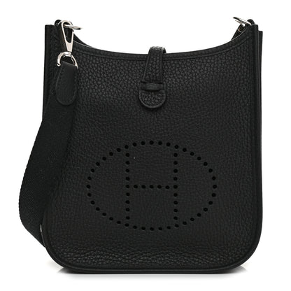Hermes Taurillon Clemence Evelyne TPM Black 1 of 10