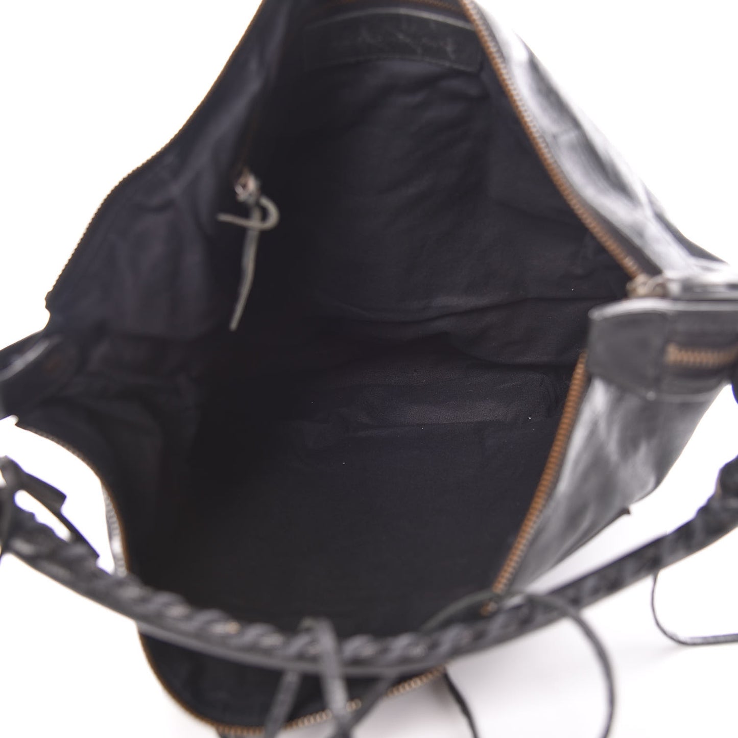 Agneau Classic Hardware Day Hobo Black