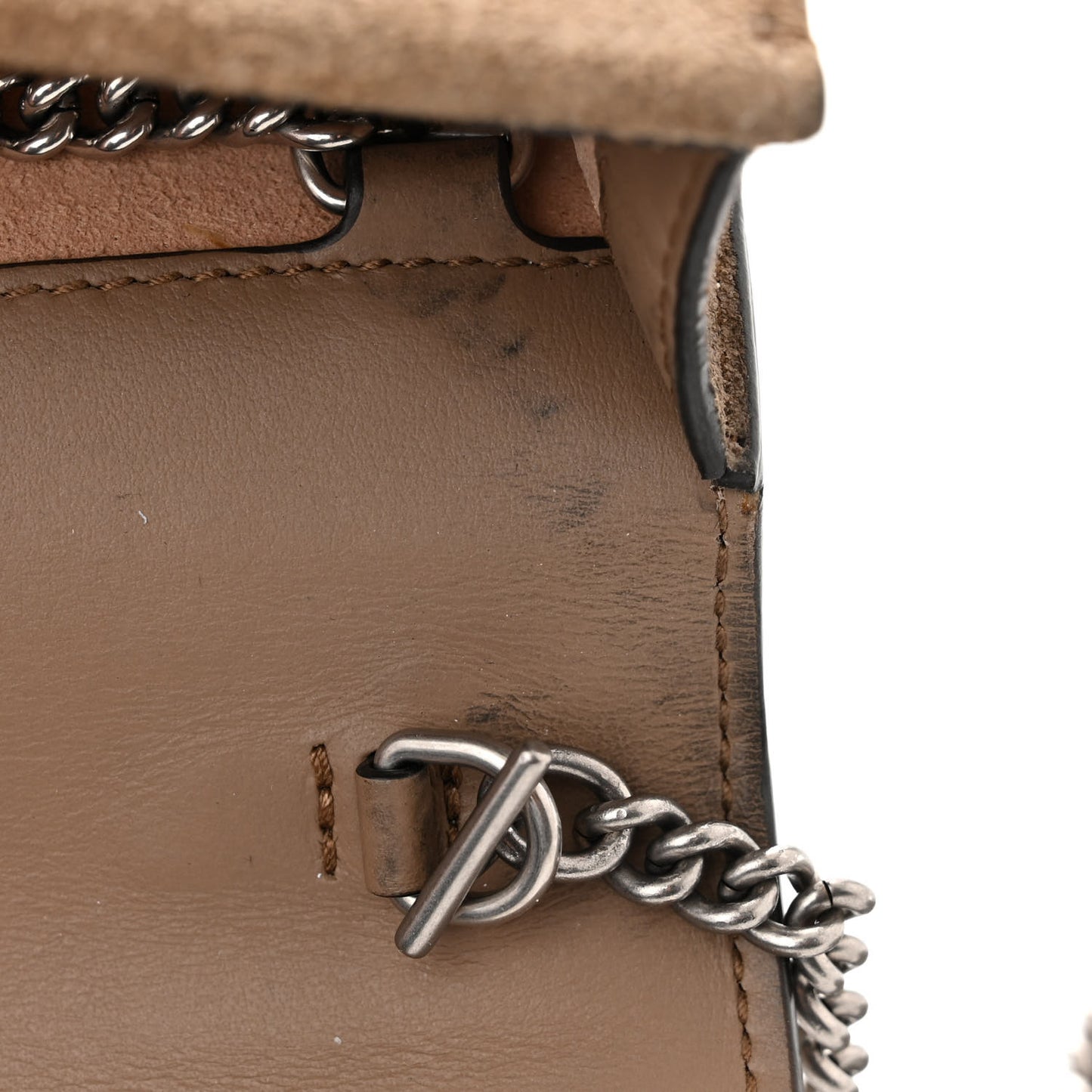 GG Supreme Monogram Super Mini Dionysus Shoulder Bag Taupe