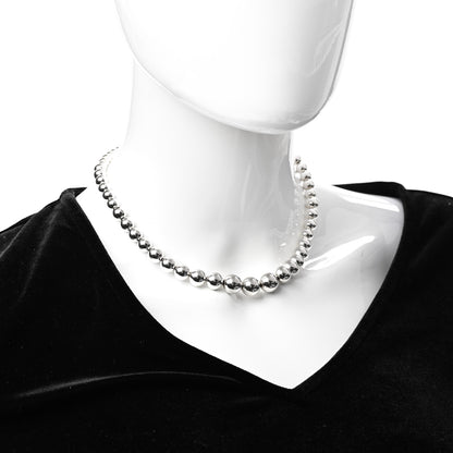 Tiffany Sterling Silver HardWear Graduated Ball Necklace 2 of 5