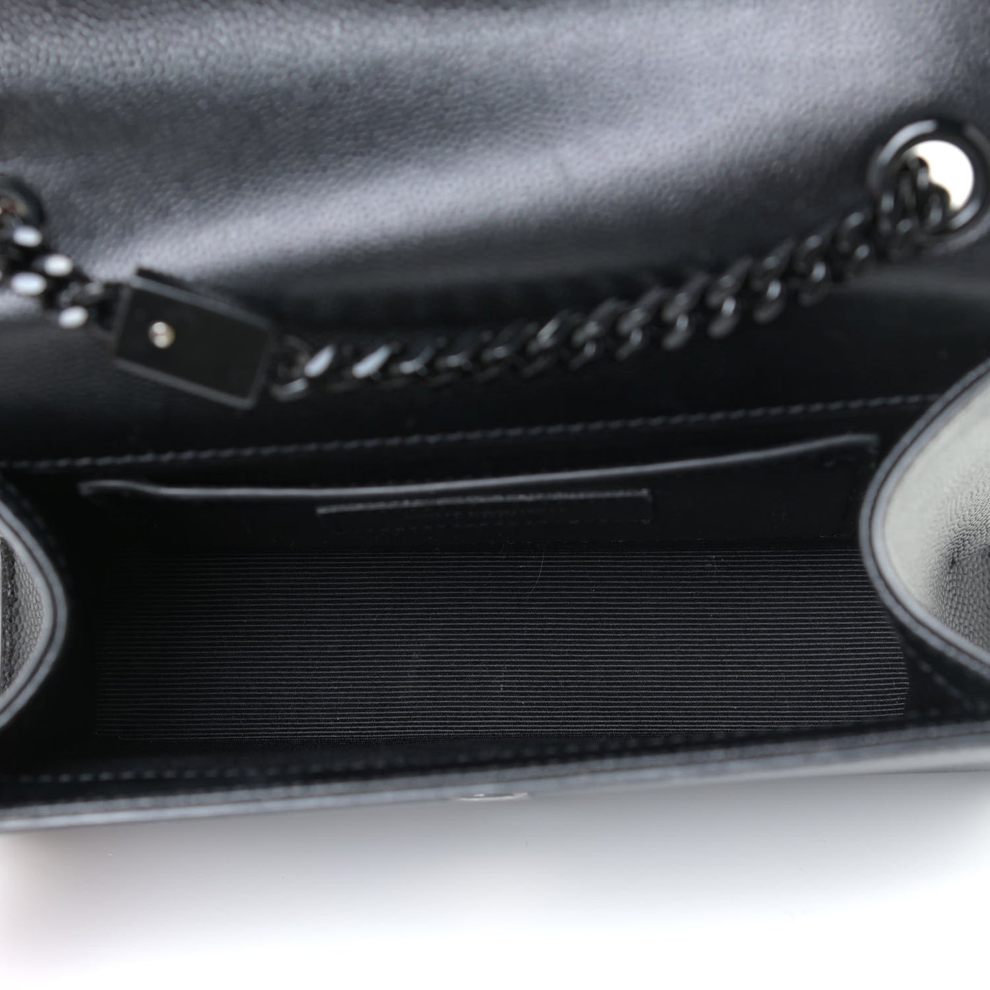 Grain De Poudre Small Monogram Kate Satchel Black