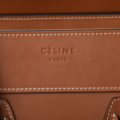 Celine Natural Calfskin Micro Luggage Tan 6 of 18