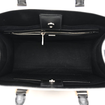 Dolce & Gabbana Canvas Calfskin Small DG Logo Shopper Natural Black 5 of 10