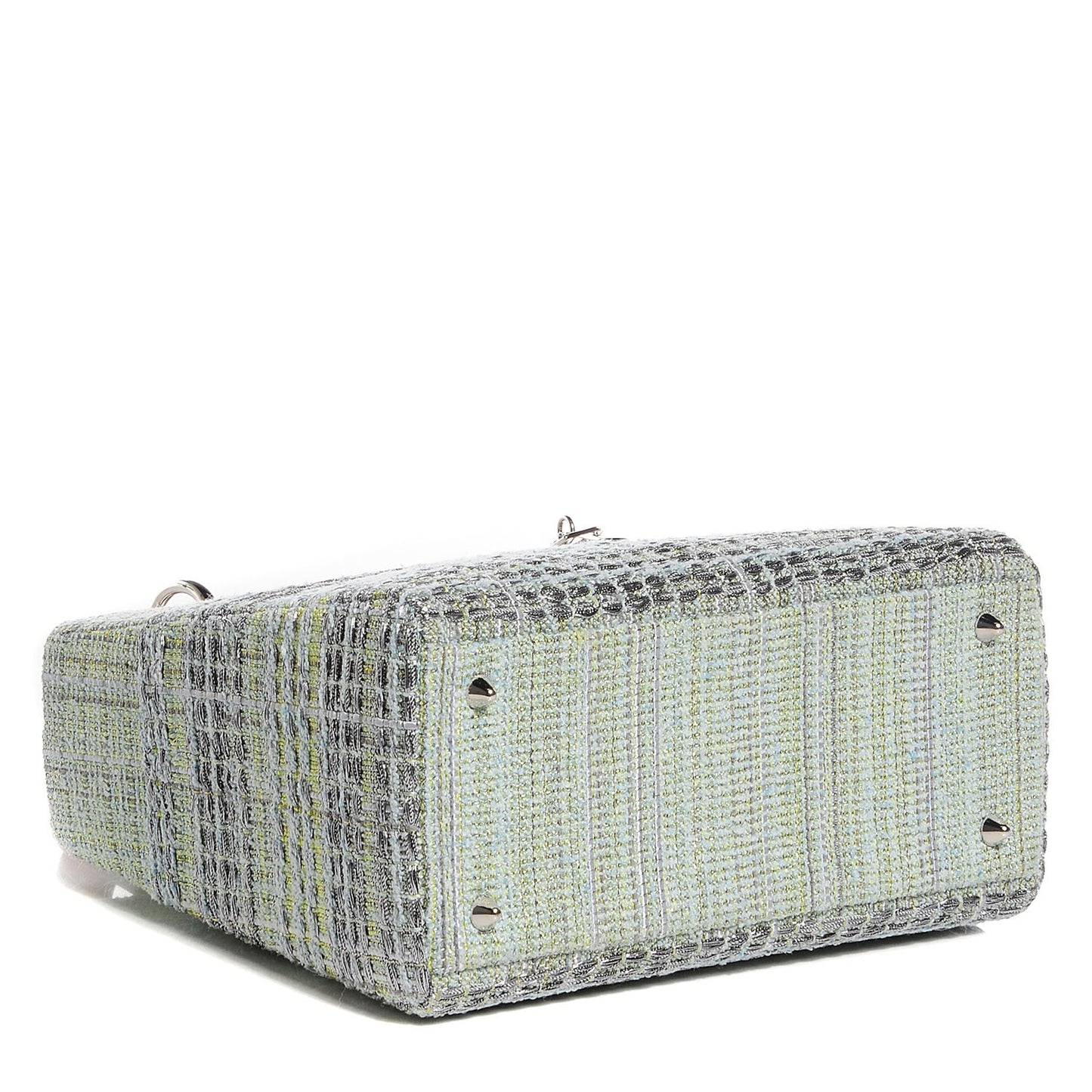 Tweed Medium Lady Dior Pink Green
