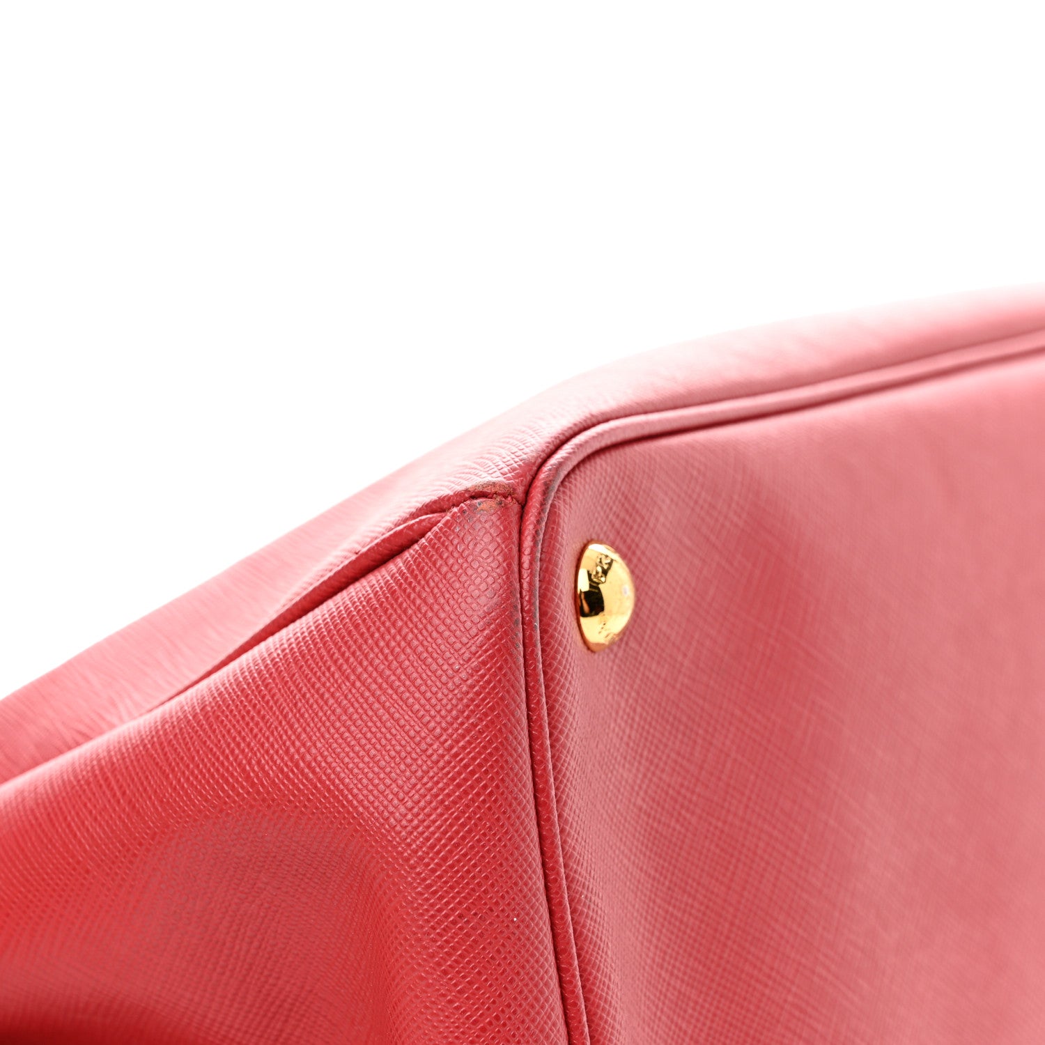 Prada Saffiano Lux Large Tote Fuoco 13 of 19