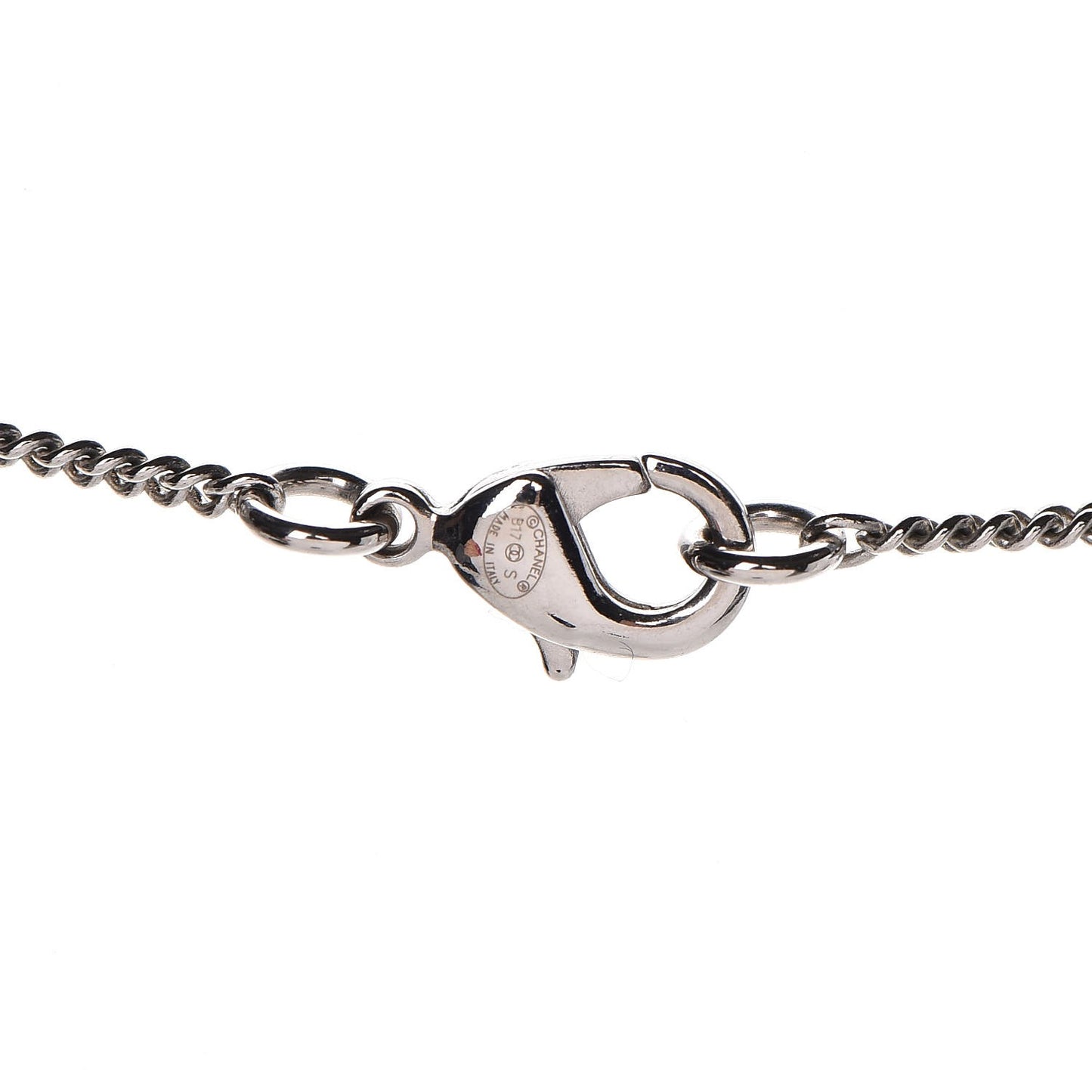 Crystal Strass Necklace Silver